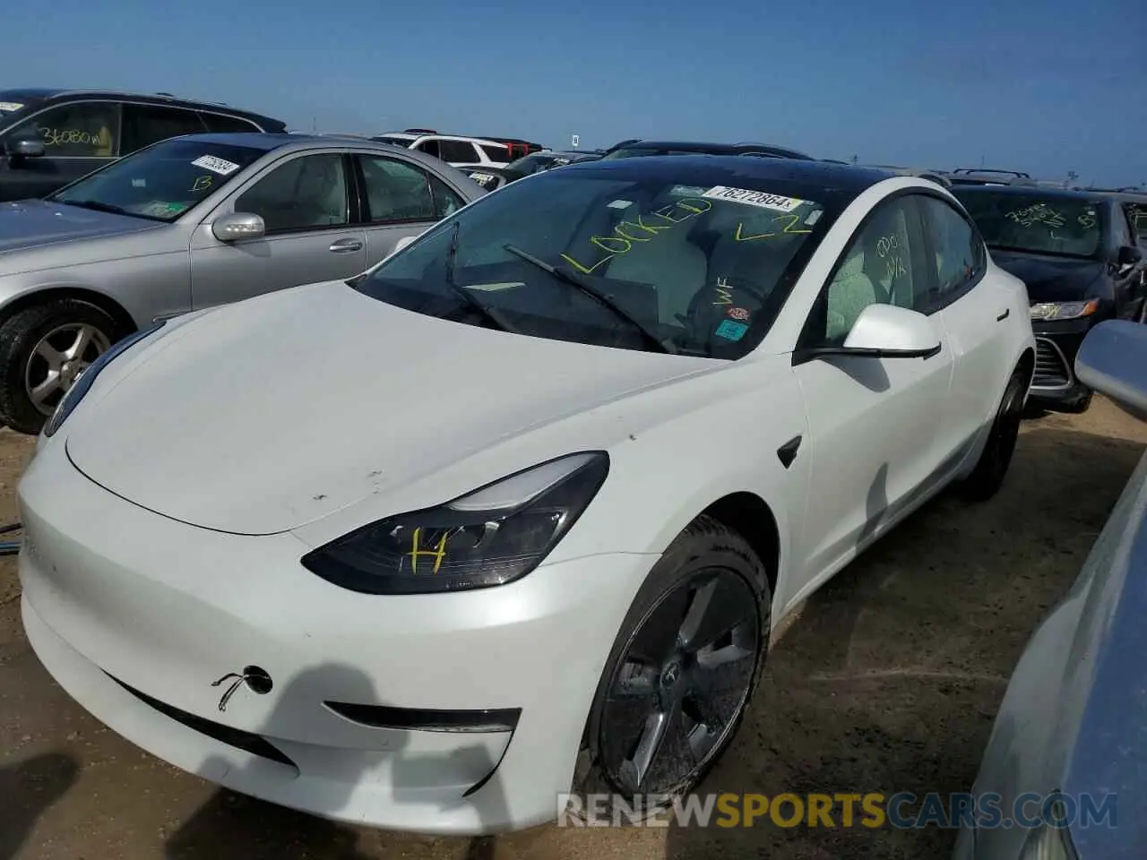 1 fotografías del automóvil dañado 5YJ3E1EAXNF347124 TESLA MODEL 3 2022
