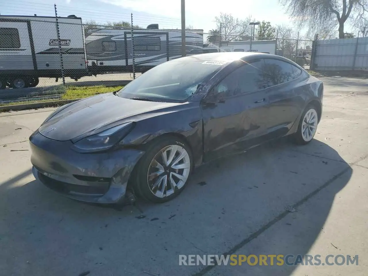 1 fotografías del automóvil dañado 5YJ3E1EAXNF360200 TESLA MODEL 3 2022
