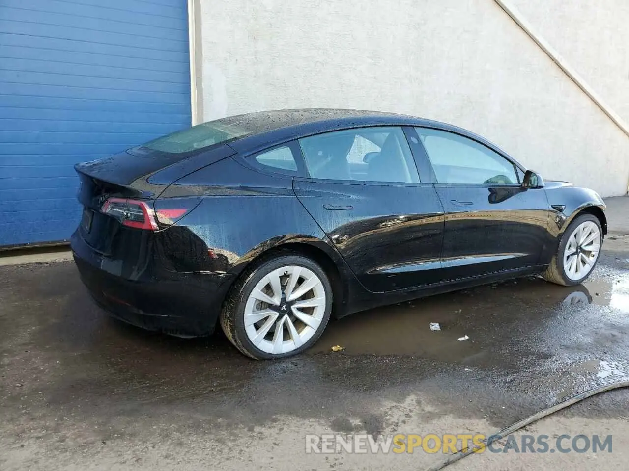 3 fotografías del automóvil dañado 5YJ3E1EAXNF368796 TESLA MODEL 3 2022
