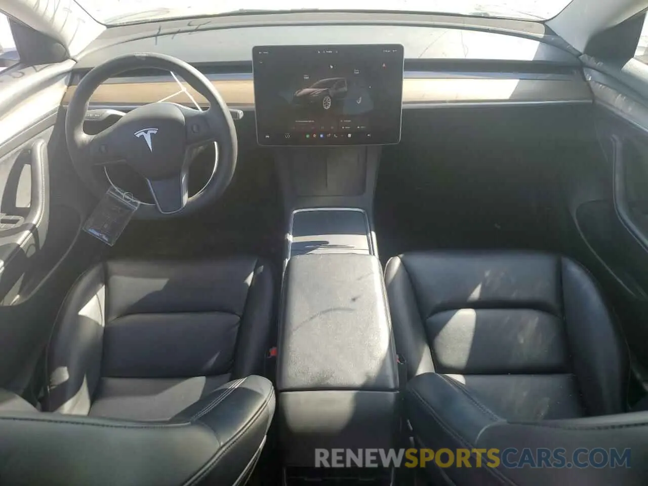 8 fotografías del automóvil dañado 5YJ3E1EAXNF369334 TESLA MODEL 3 2022