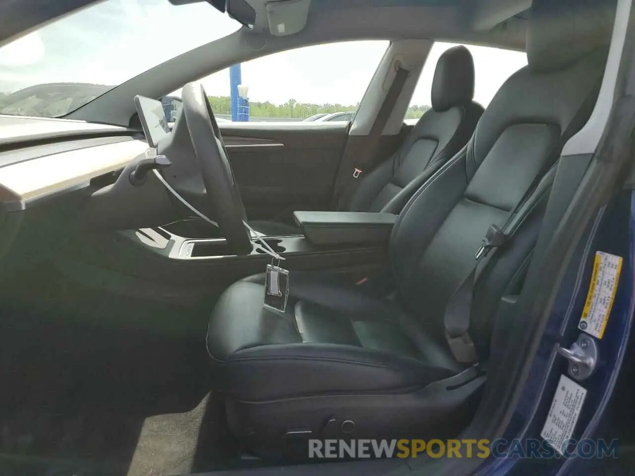 7 fotografías del automóvil dañado 5YJ3E1EAXNF370144 TESLA MODEL 3 2022