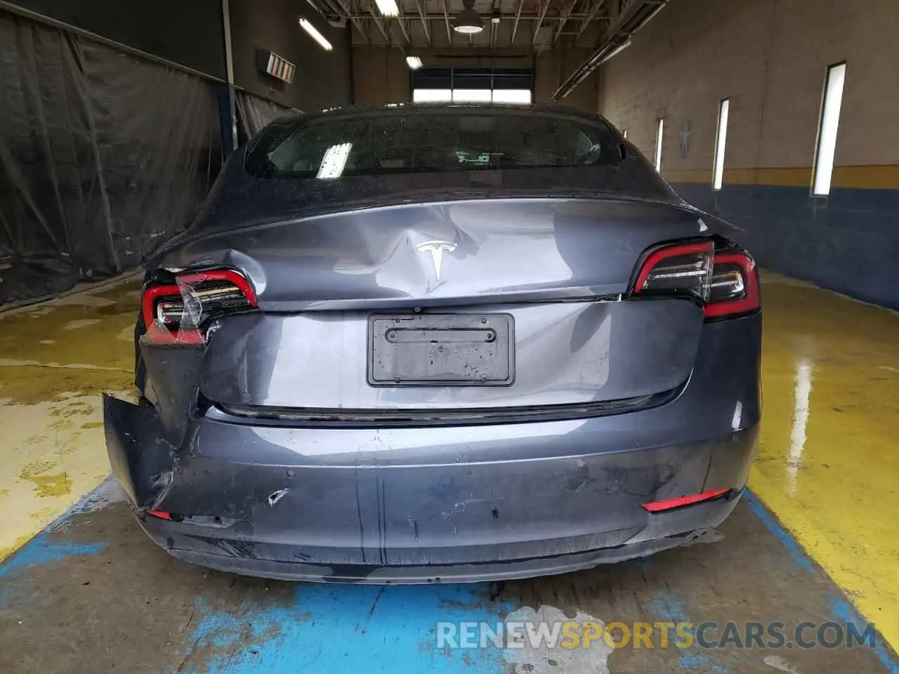 6 fotografías del automóvil dañado 5YJ3E1EAXNF370967 TESLA MODEL 3 2022