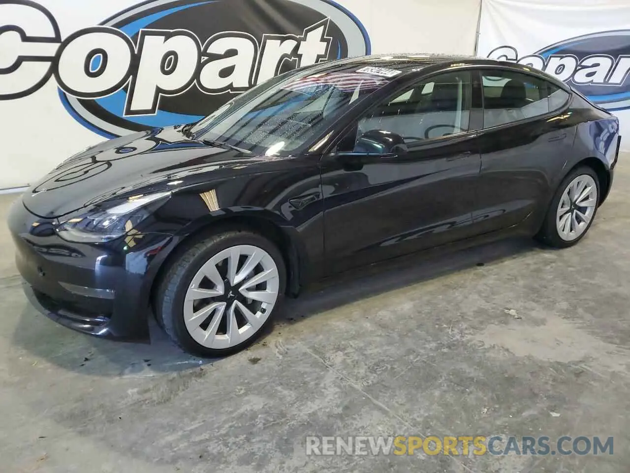 1 fotografías del automóvil dañado 5YJ3E1EAXNF371455 TESLA MODEL 3 2022