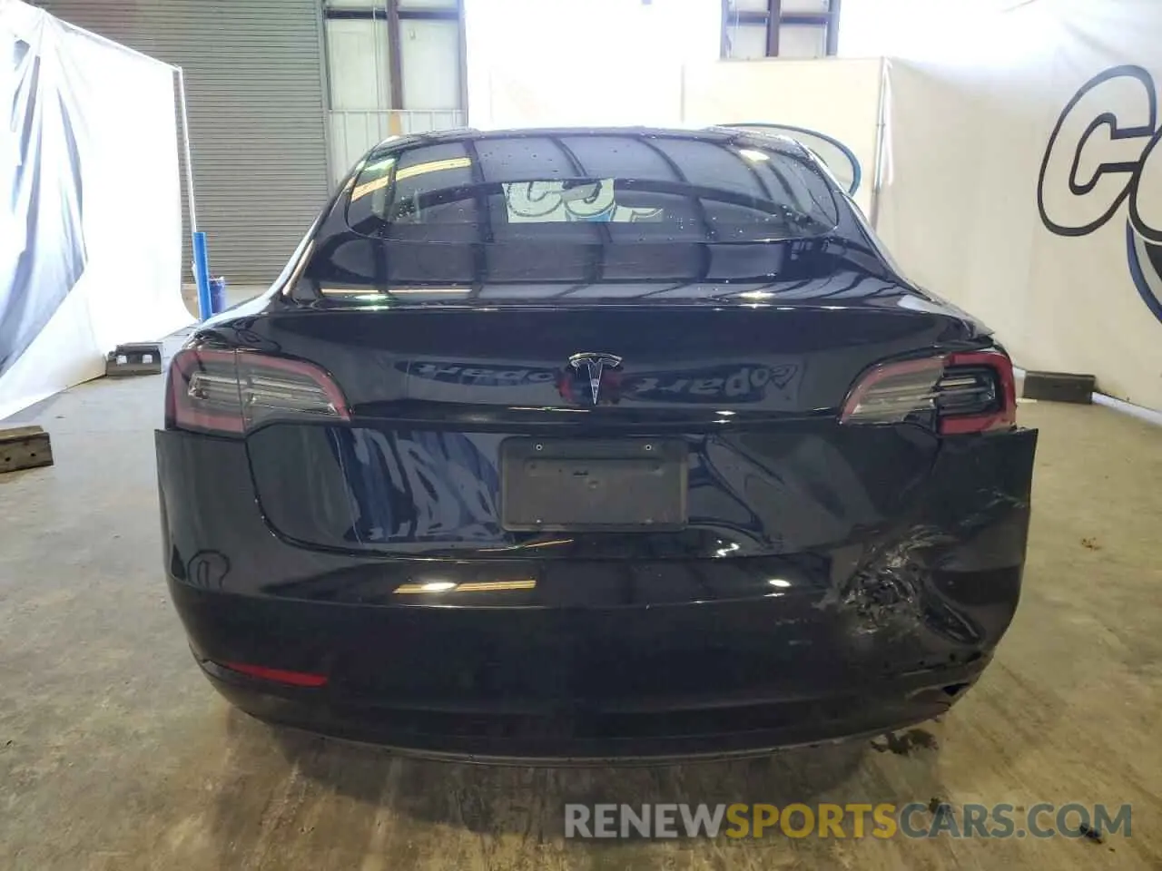 6 fotografías del automóvil dañado 5YJ3E1EAXNF371455 TESLA MODEL 3 2022