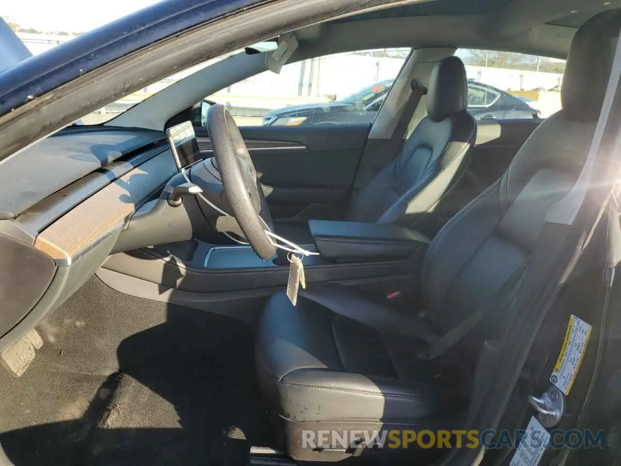 7 fotografías del automóvil dañado 5YJ3E1EAXNF371455 TESLA MODEL 3 2022