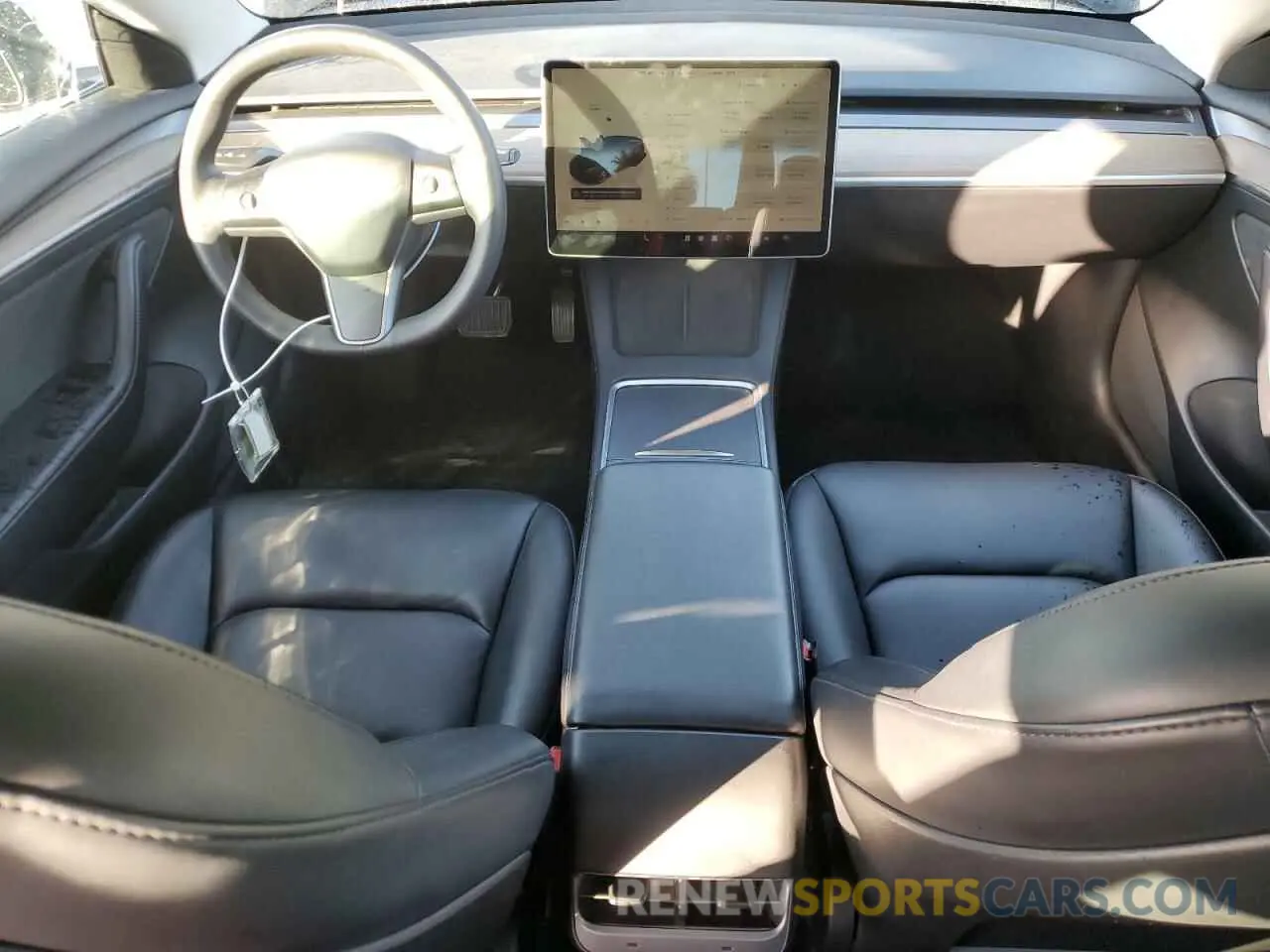 8 fotografías del automóvil dañado 5YJ3E1EAXNF371455 TESLA MODEL 3 2022