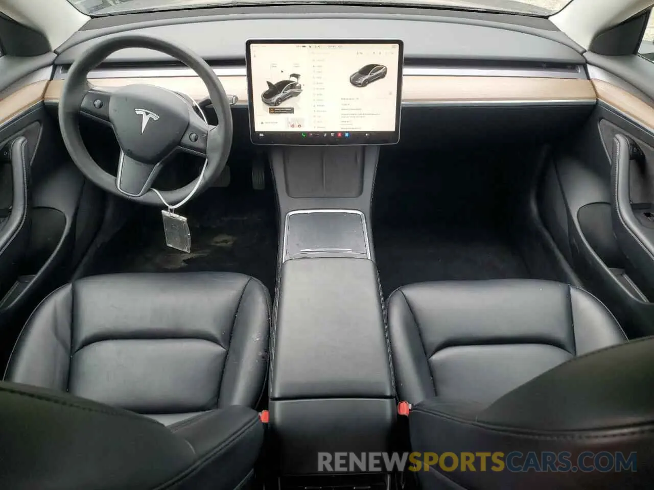 8 fotografías del automóvil dañado 5YJ3E1EAXNF371505 TESLA MODEL 3 2022