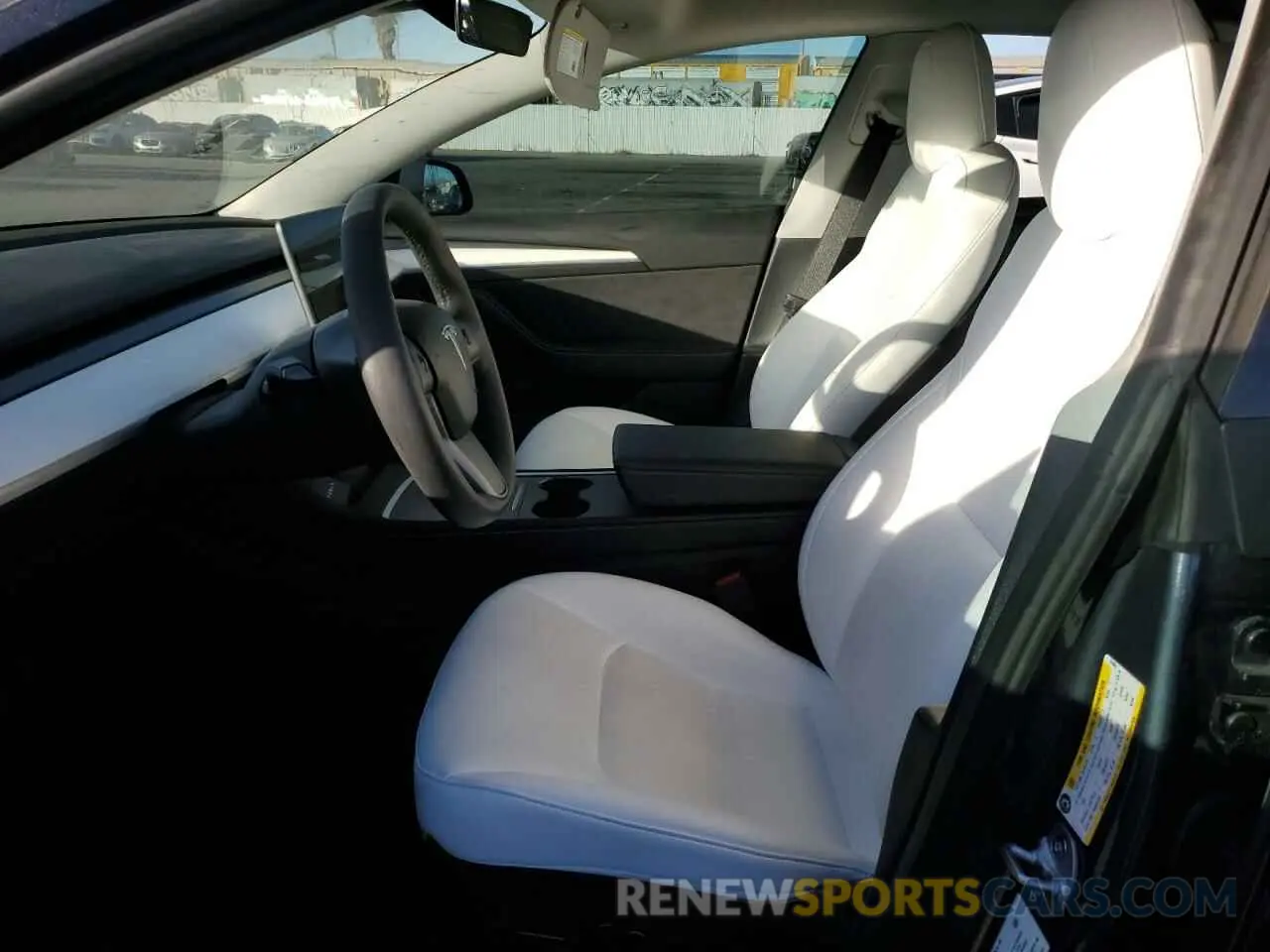 7 fotografías del automóvil dañado 5YJ3E1EAXNF374601 TESLA MODEL 3 2022