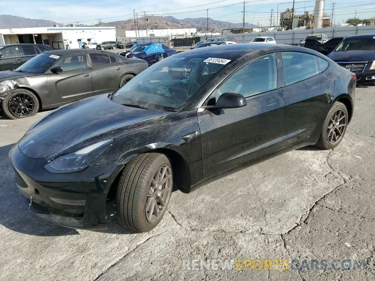 1 fotografías del automóvil dañado 5YJ3E1EAXNF374713 TESLA MODEL 3 2022