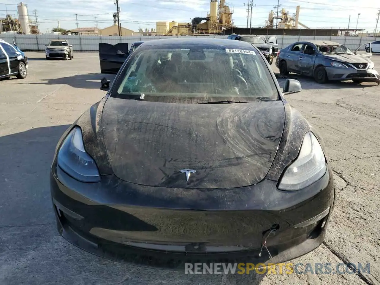 5 fotografías del automóvil dañado 5YJ3E1EAXNF374713 TESLA MODEL 3 2022