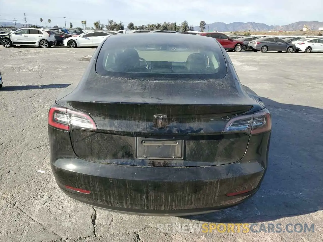 6 fotografías del automóvil dañado 5YJ3E1EAXNF374713 TESLA MODEL 3 2022