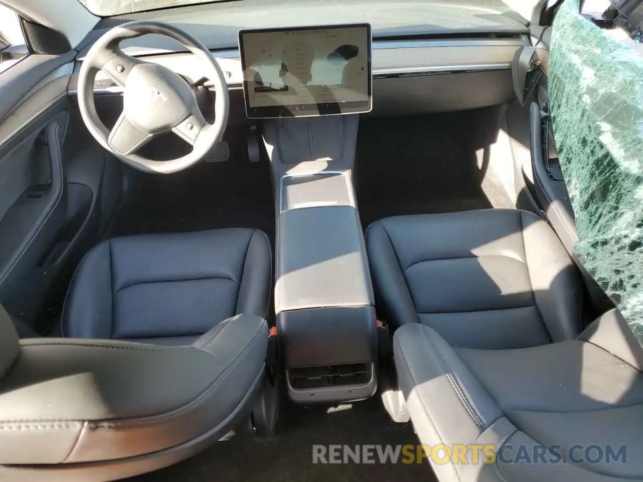 8 fotografías del automóvil dañado 5YJ3E1EAXNF374713 TESLA MODEL 3 2022