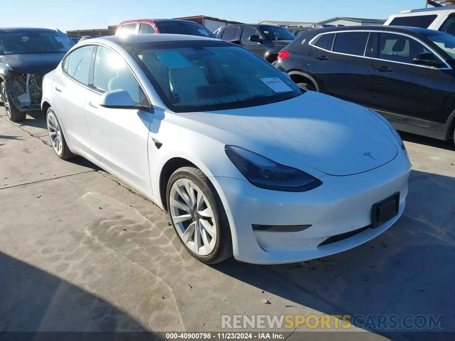 1 fotografías del automóvil dañado 5YJ3E1EB0NF114507 TESLA MODEL 3 2022