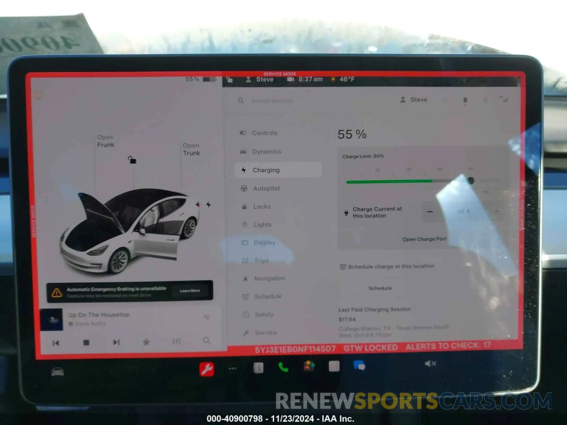 17 fotografías del automóvil dañado 5YJ3E1EB0NF114507 TESLA MODEL 3 2022