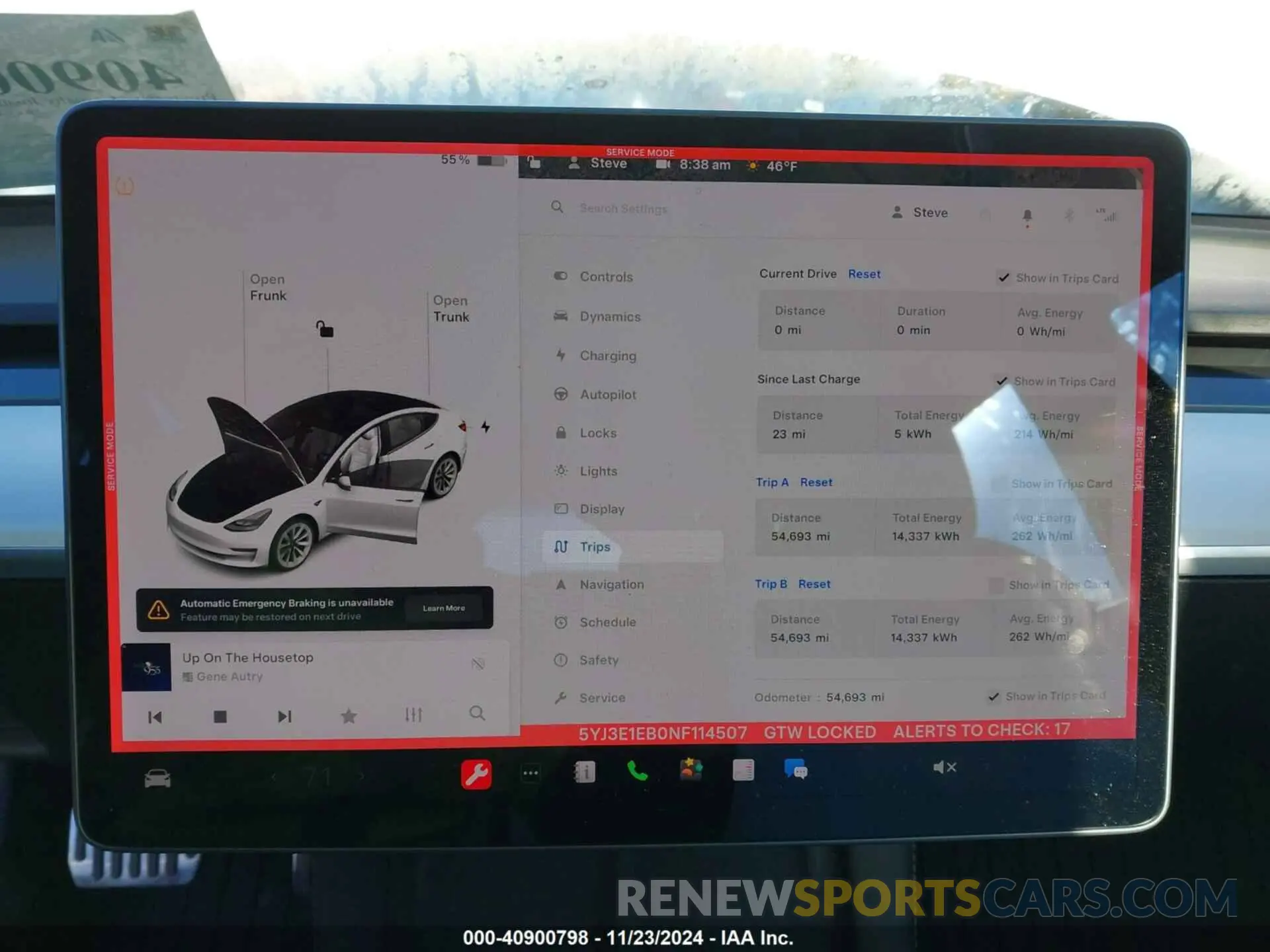 7 fotografías del automóvil dañado 5YJ3E1EB0NF114507 TESLA MODEL 3 2022