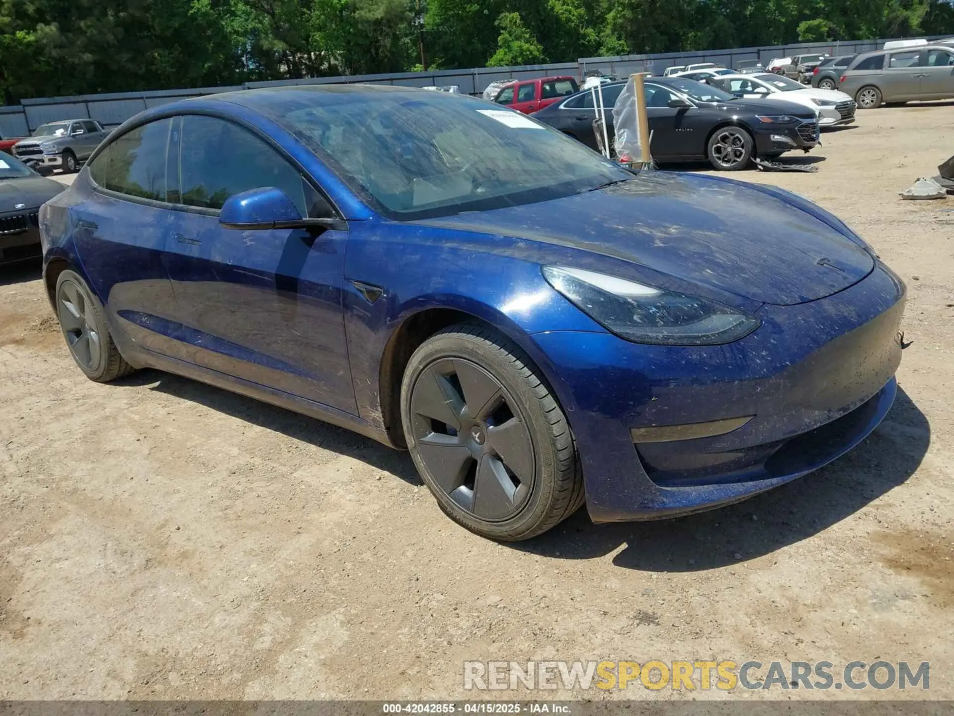 1 fotografías del automóvil dañado 5YJ3E1EB0NF115060 TESLA MODEL 3 2022