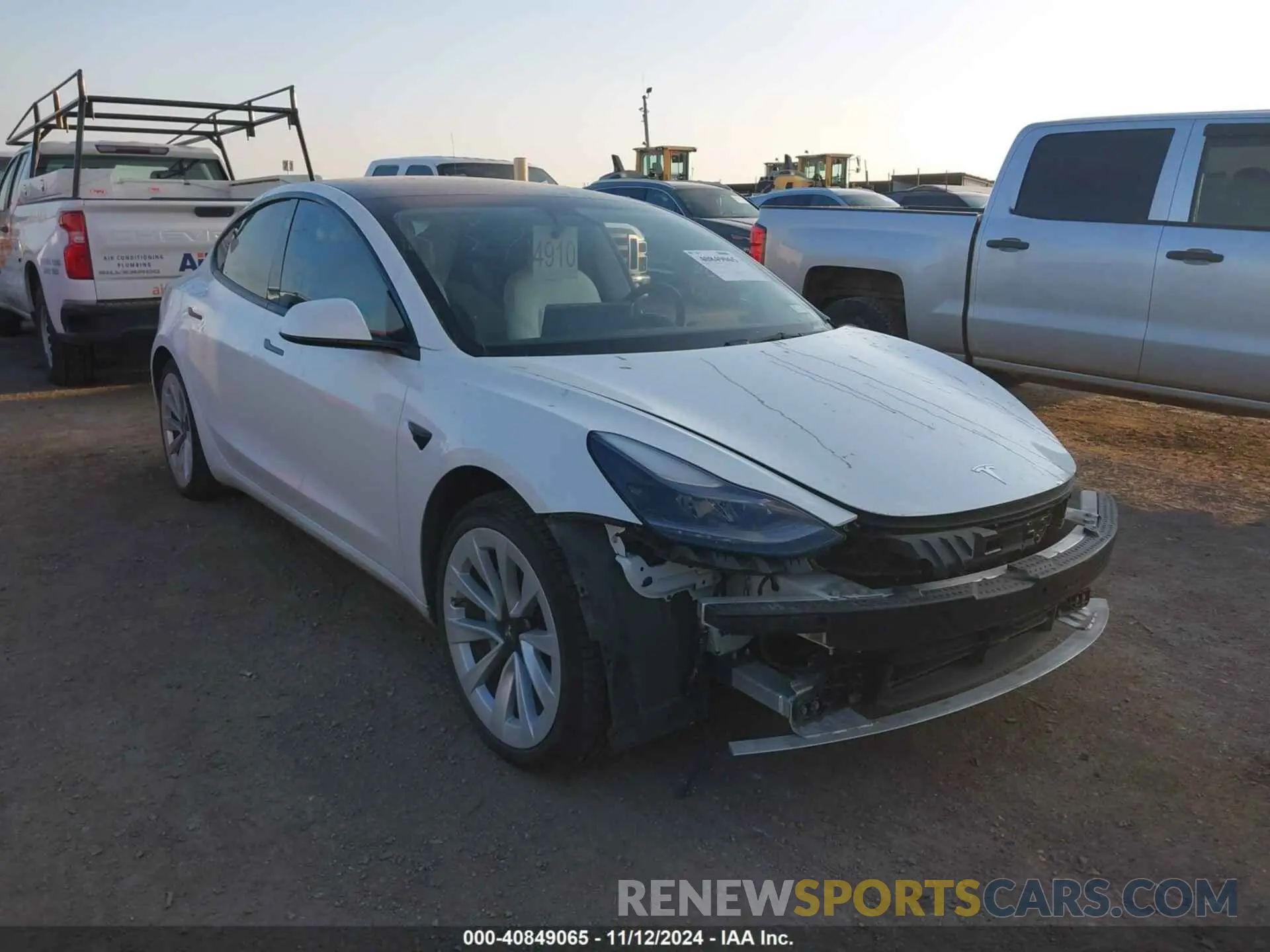 1 fotografías del automóvil dañado 5YJ3E1EB0NF115284 TESLA MODEL 3 2022