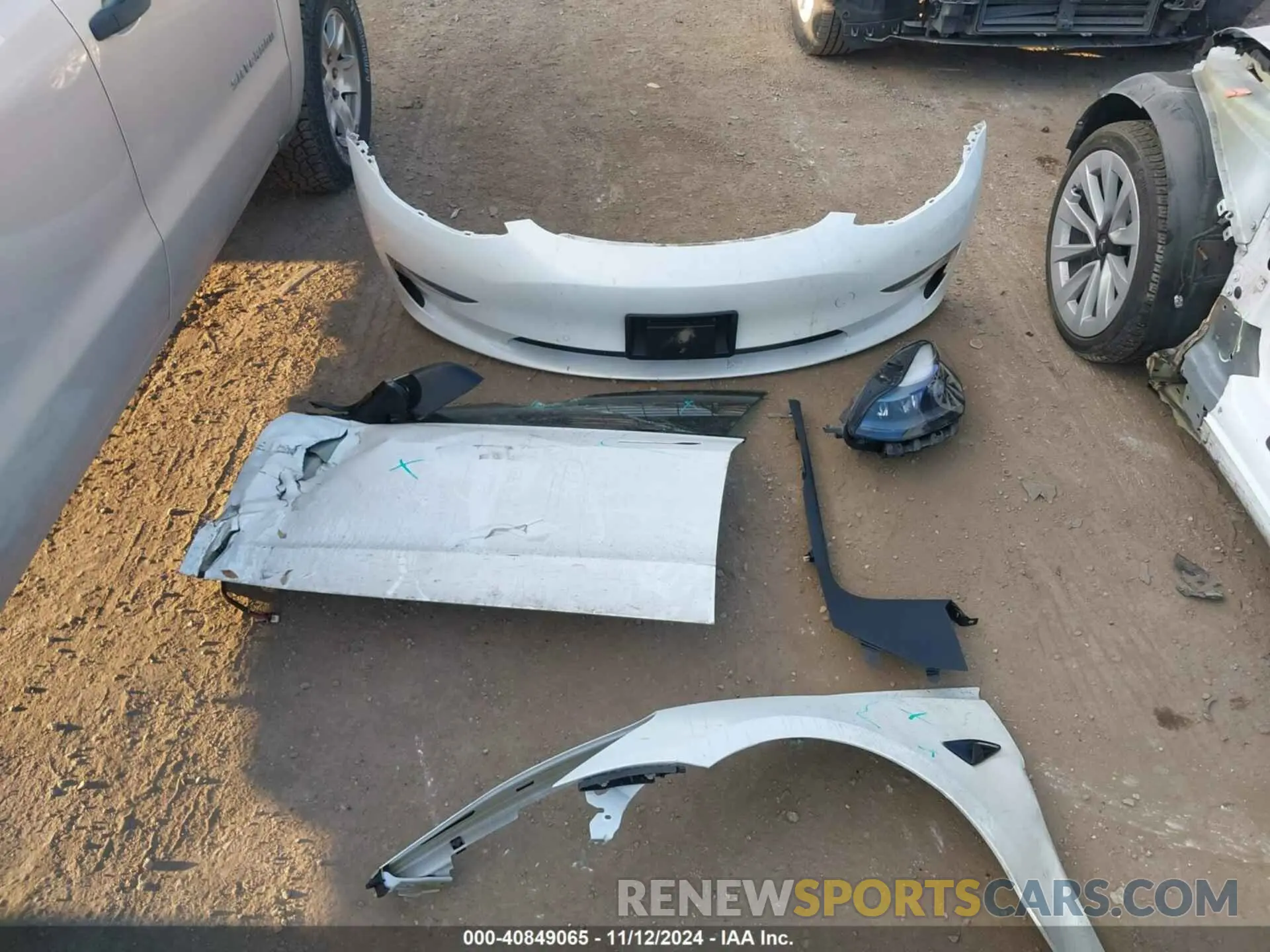 11 fotografías del automóvil dañado 5YJ3E1EB0NF115284 TESLA MODEL 3 2022