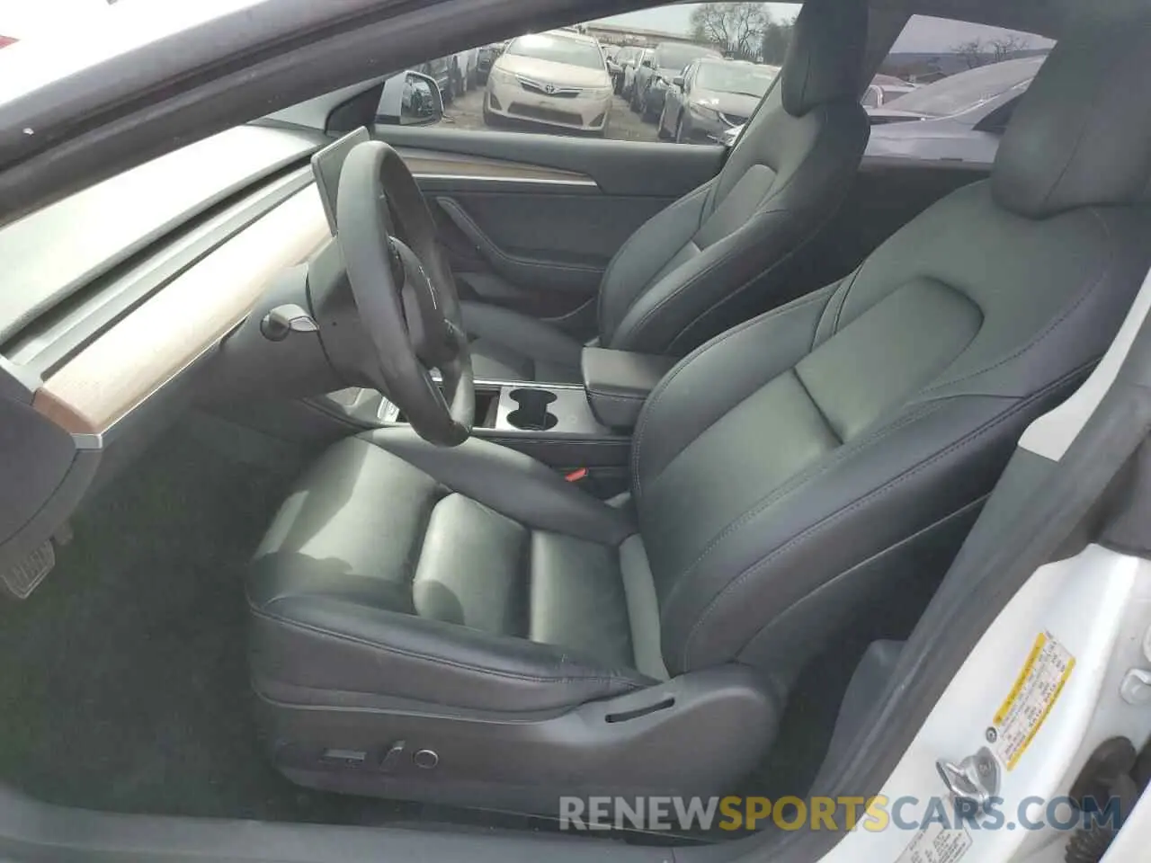 7 fotografías del automóvil dañado 5YJ3E1EB0NF123224 TESLA MODEL 3 2022