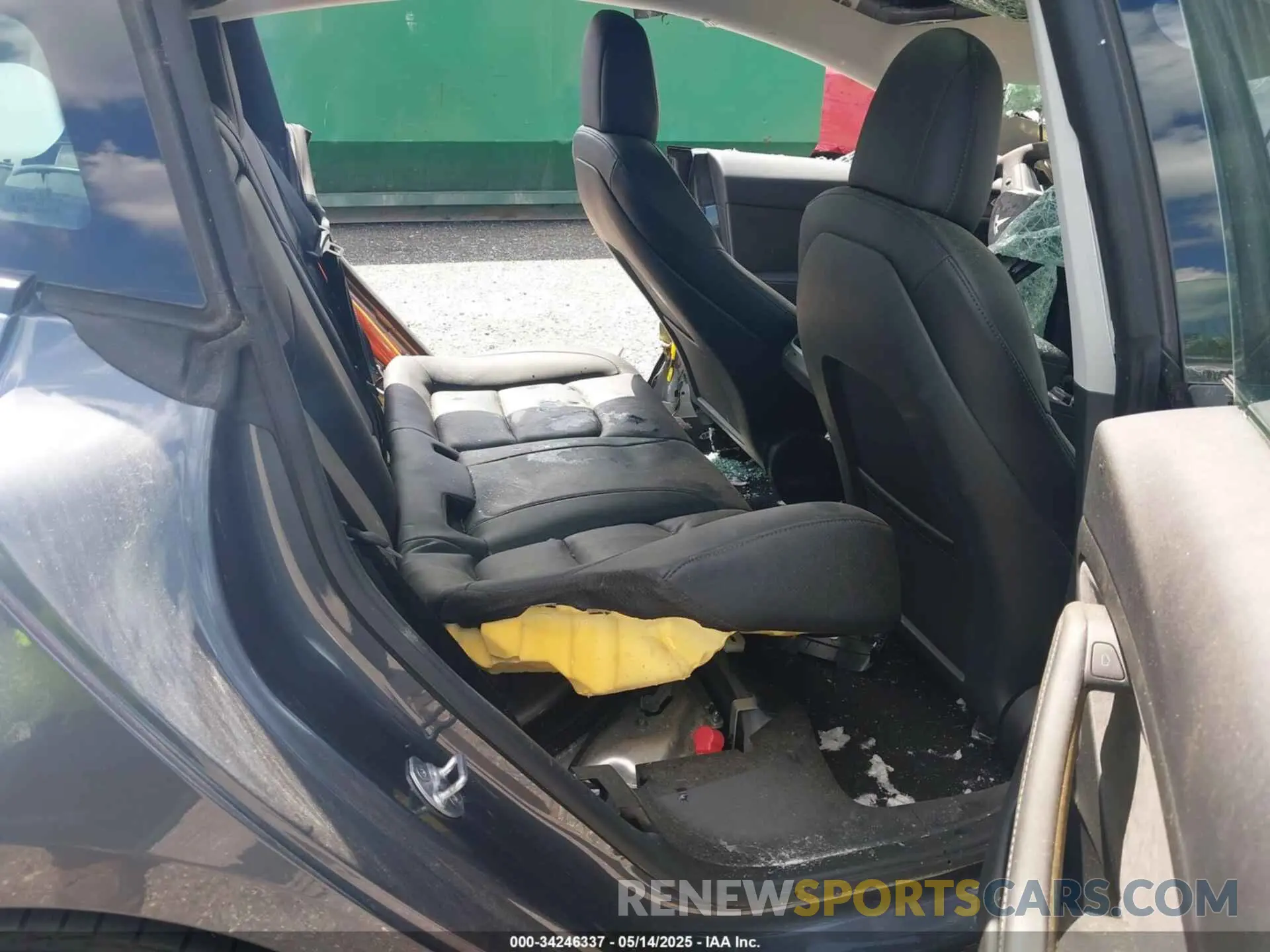 8 fotografías del automóvil dañado 5YJ3E1EB0NF124664 TESLA MODEL 3 2022