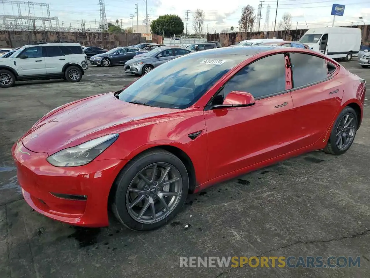 1 fotografías del automóvil dañado 5YJ3E1EB0NF134417 TESLA MODEL 3 2022