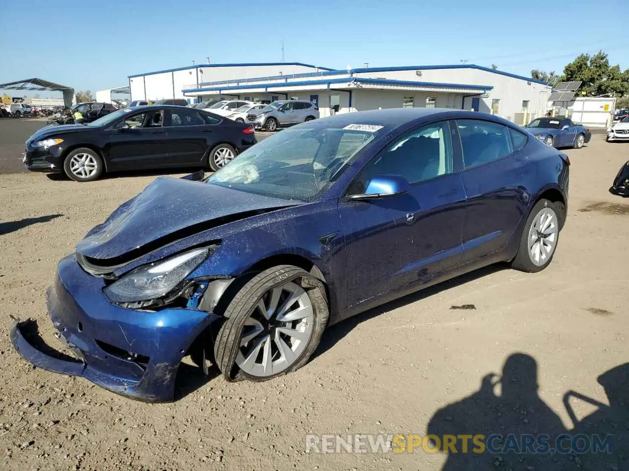 1 fotografías del automóvil dañado 5YJ3E1EB0NF142582 TESLA MODEL 3 2022