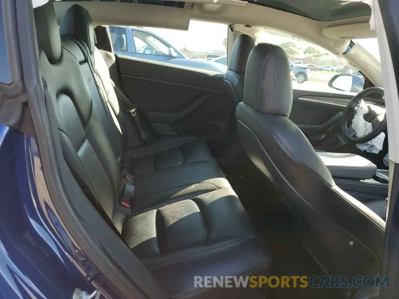 10 fotografías del automóvil dañado 5YJ3E1EB0NF142582 TESLA MODEL 3 2022
