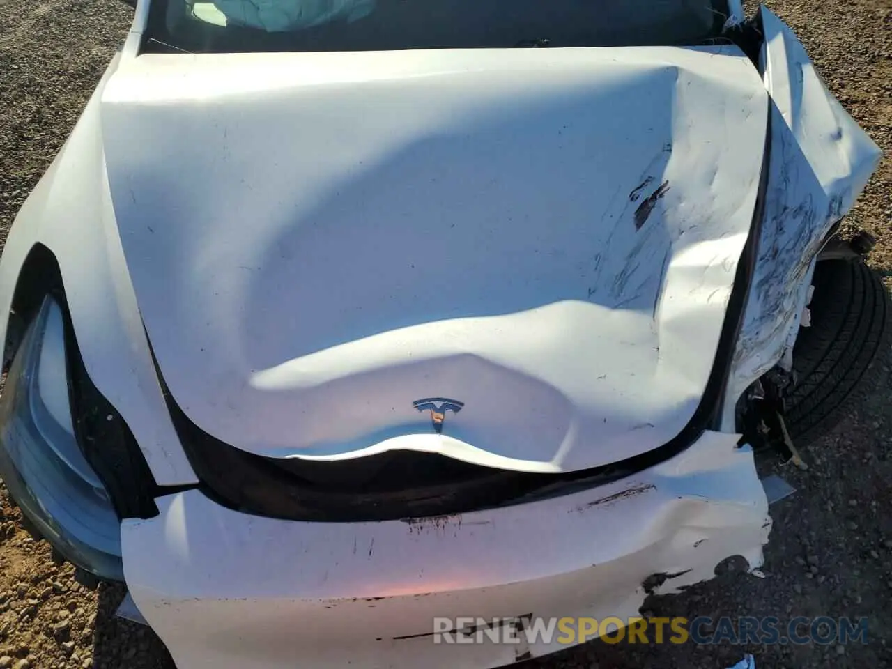11 fotografías del automóvil dañado 5YJ3E1EB0NF178885 TESLA MODEL 3 2022