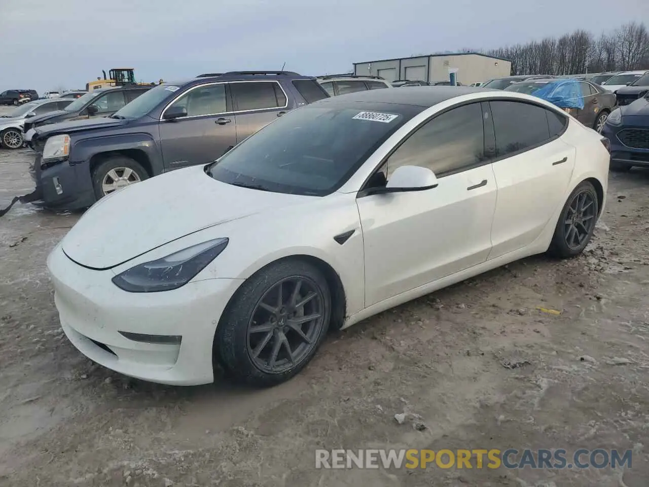 1 fotografías del automóvil dañado 5YJ3E1EB0NF201243 TESLA MODEL 3 2022