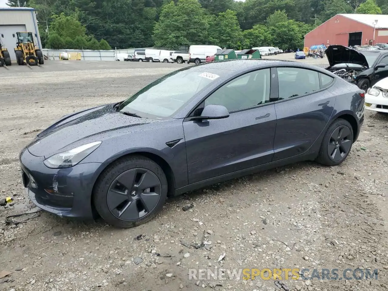 1 fotografías del automóvil dañado 5YJ3E1EB0NF232024 TESLA MODEL 3 2022