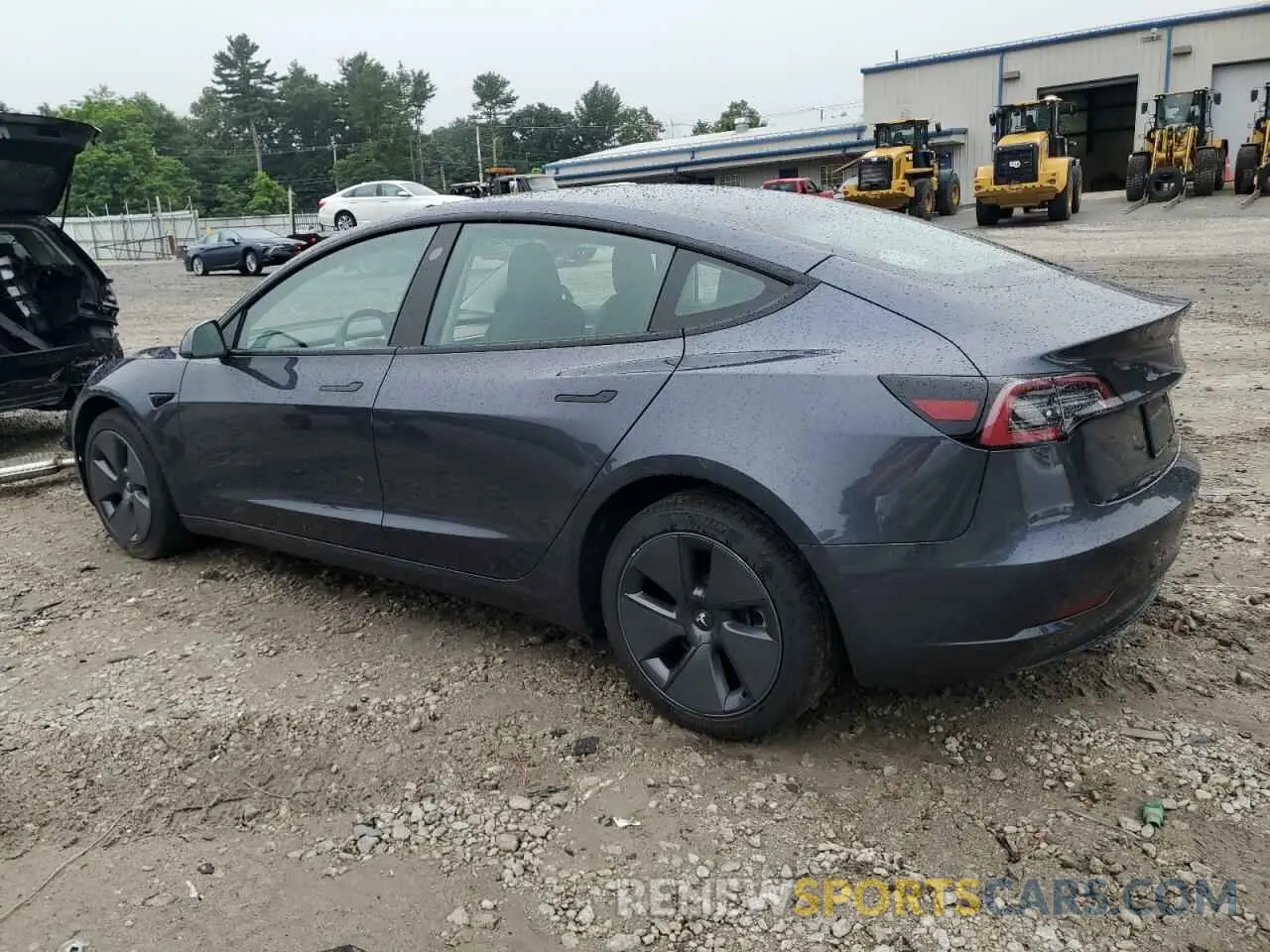 2 fotografías del automóvil dañado 5YJ3E1EB0NF232024 TESLA MODEL 3 2022