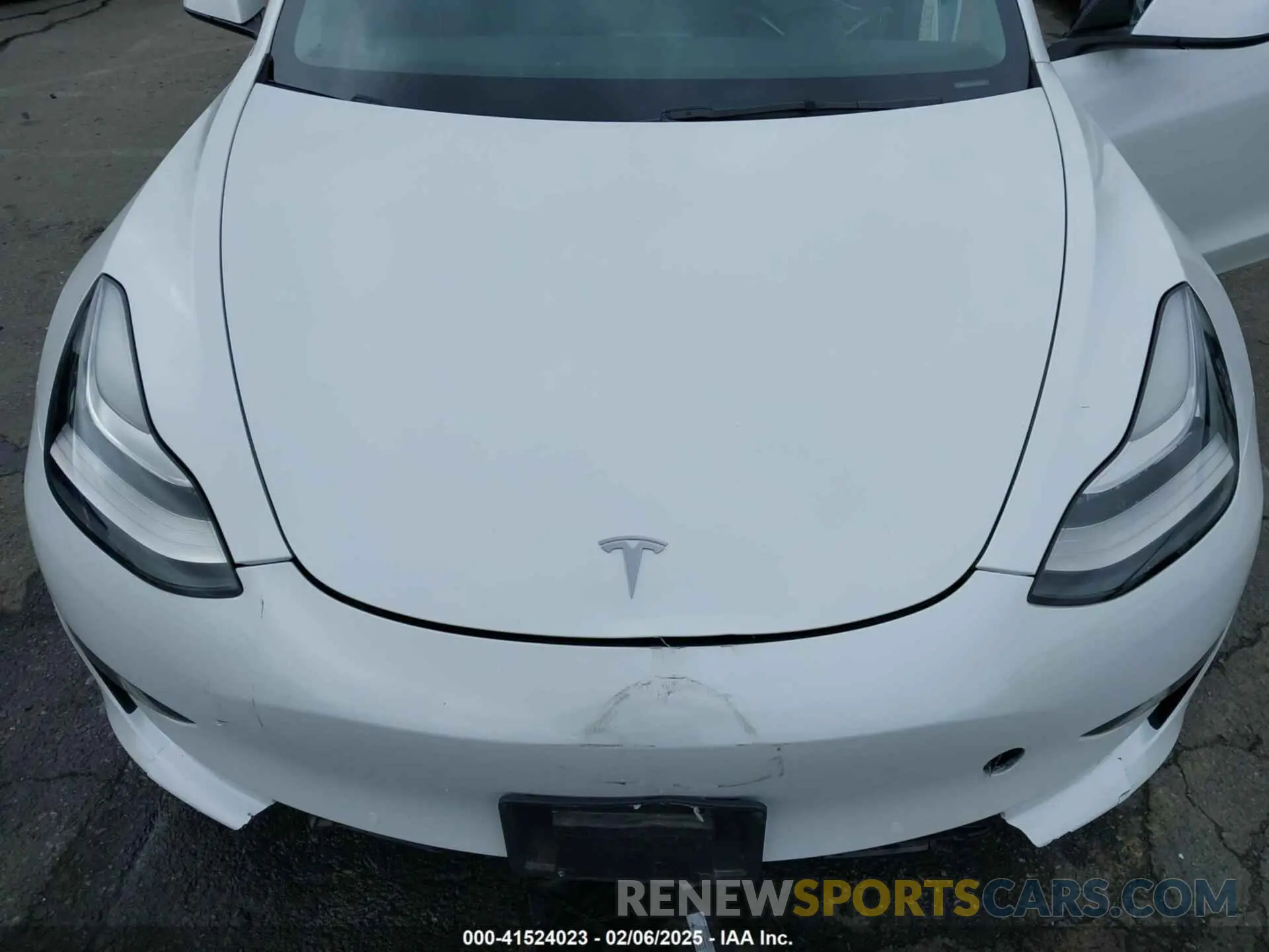 10 fotografías del automóvil dañado 5YJ3E1EB0NF259224 TESLA MODEL 3 2022