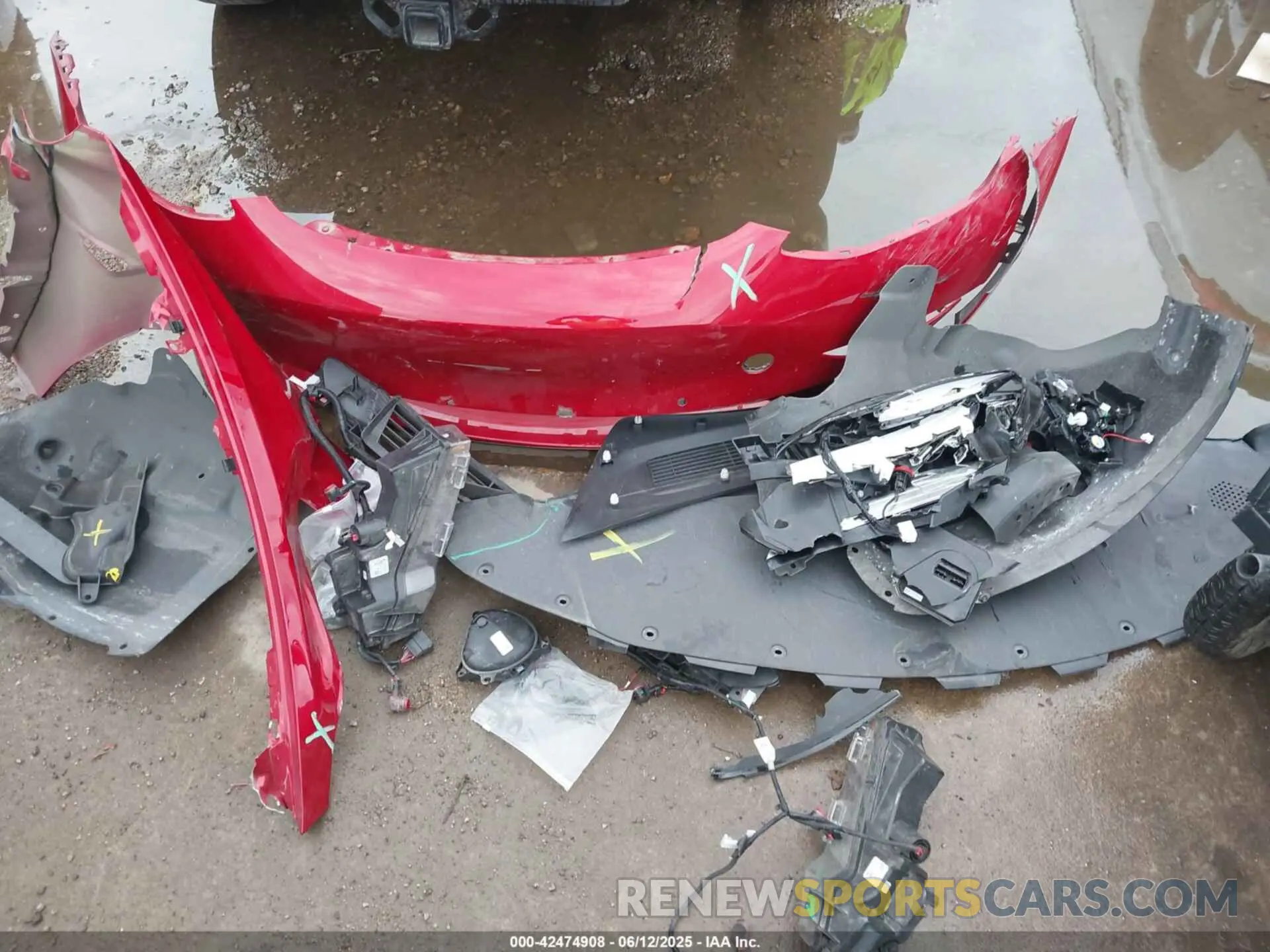 11 fotografías del automóvil dañado 5YJ3E1EB0NF260521 TESLA MODEL 3 2022