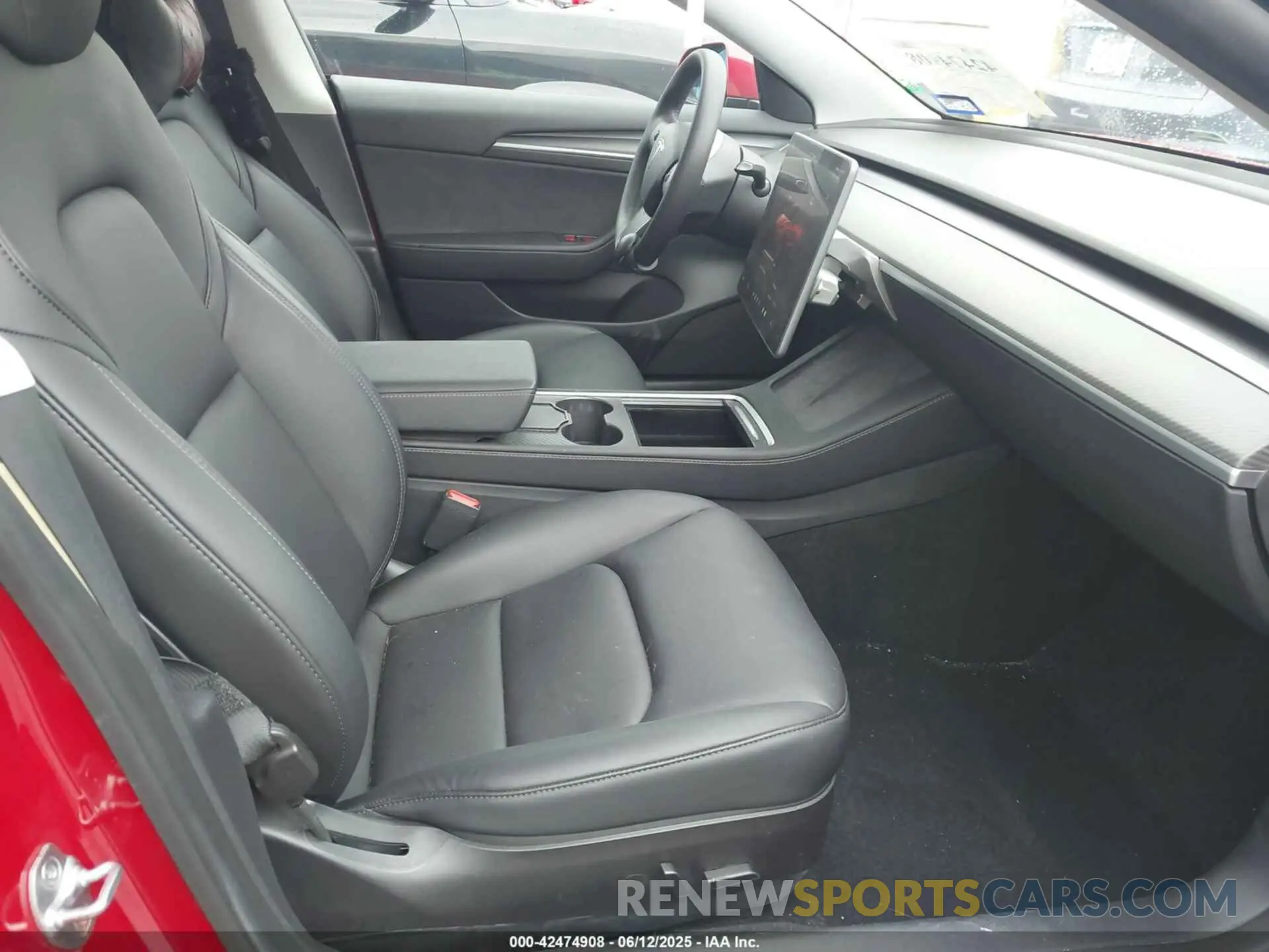 5 fotografías del automóvil dañado 5YJ3E1EB0NF260521 TESLA MODEL 3 2022