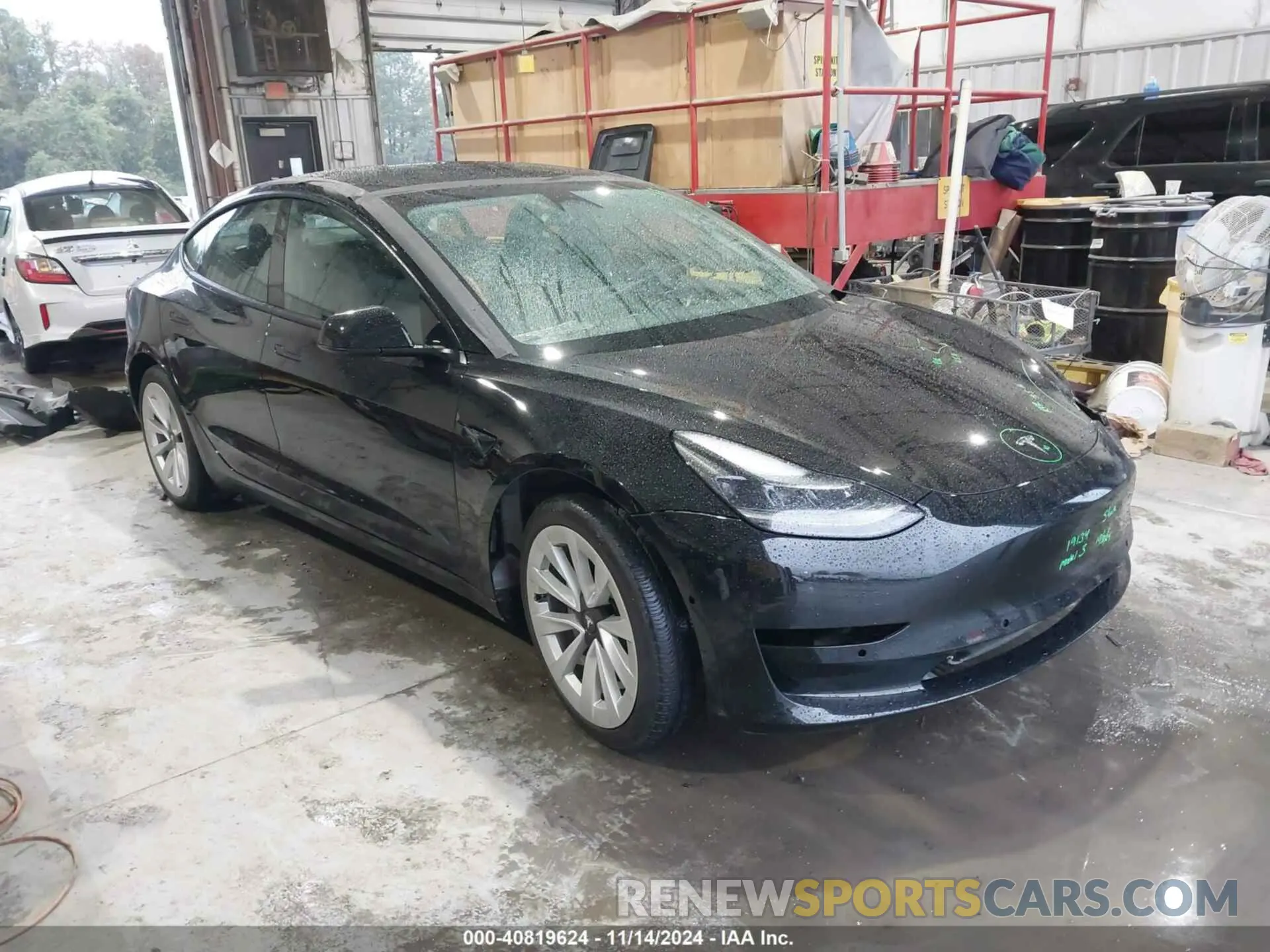 14 fotografías del automóvil dañado 5YJ3E1EB0NF270692 TESLA MODEL 3 2022