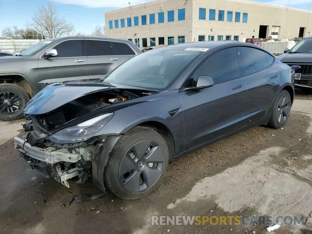 1 fotografías del automóvil dañado 5YJ3E1EB0NF274418 TESLA MODEL 3 2022