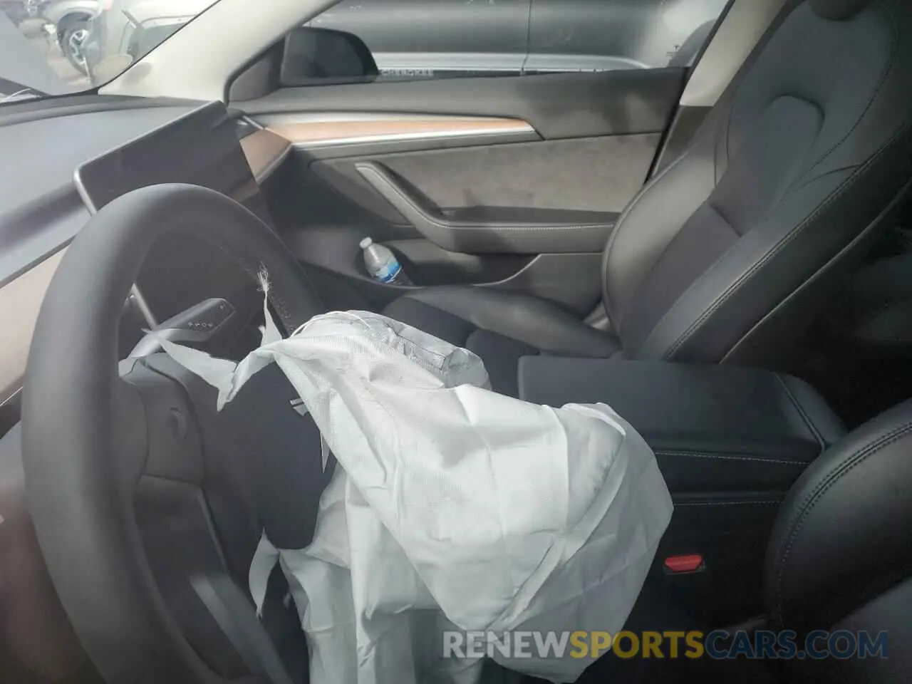 7 fotografías del automóvil dañado 5YJ3E1EB0NF274418 TESLA MODEL 3 2022