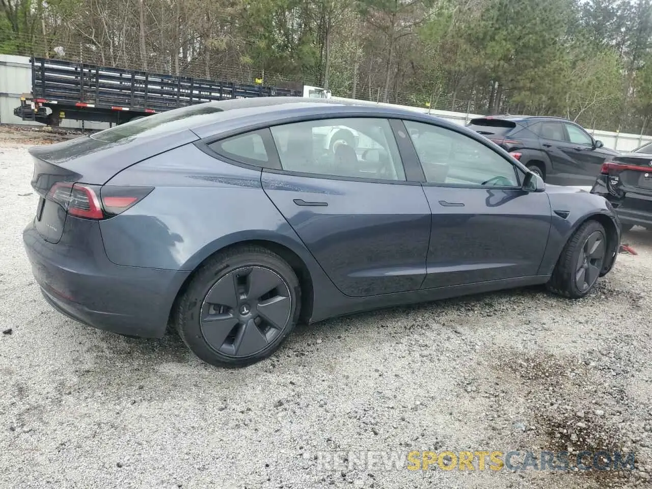 3 fotografías del automóvil dañado 5YJ3E1EB0NF289601 TESLA MODEL 3 2022