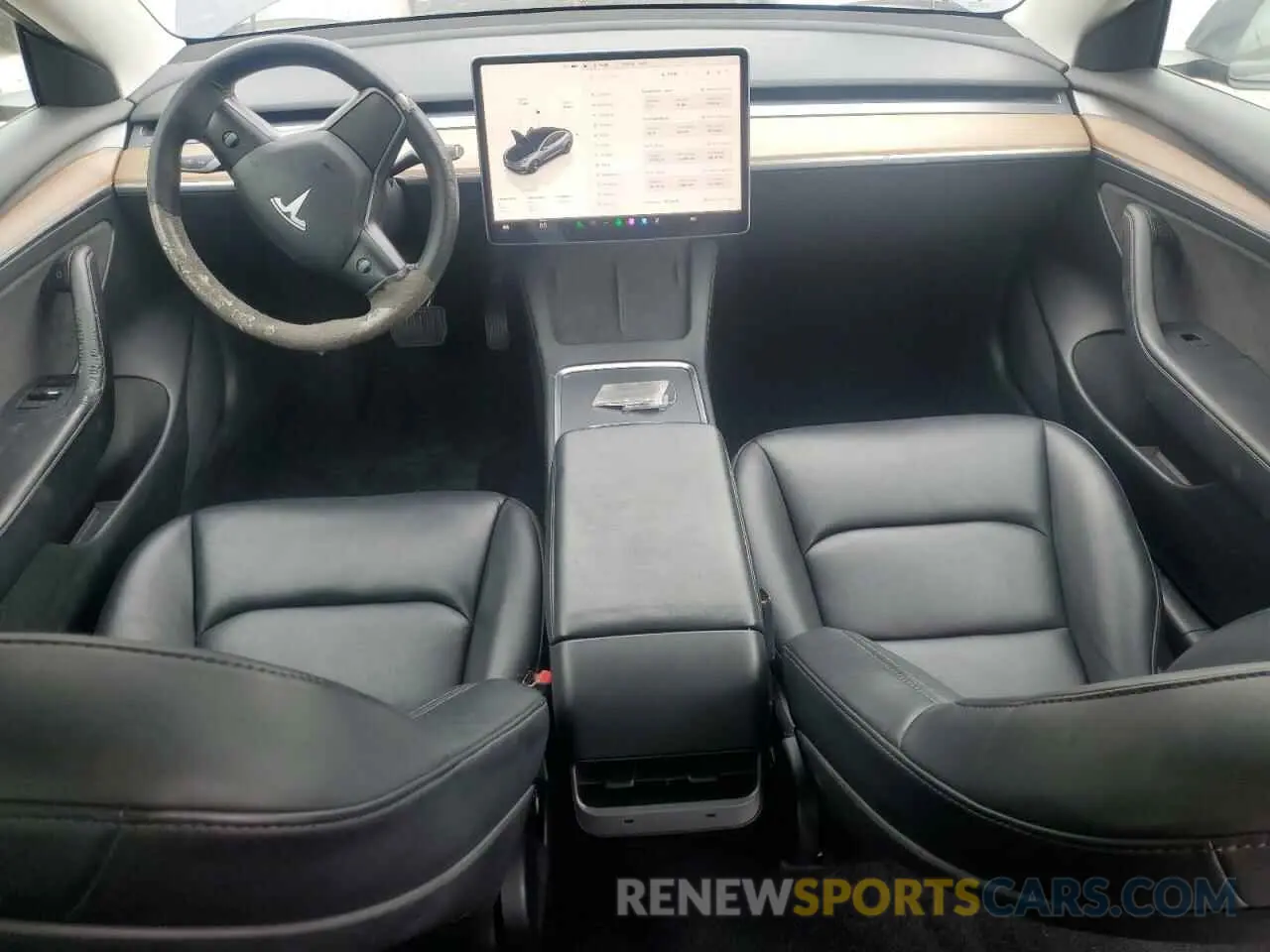 8 fotografías del automóvil dañado 5YJ3E1EB0NF289601 TESLA MODEL 3 2022