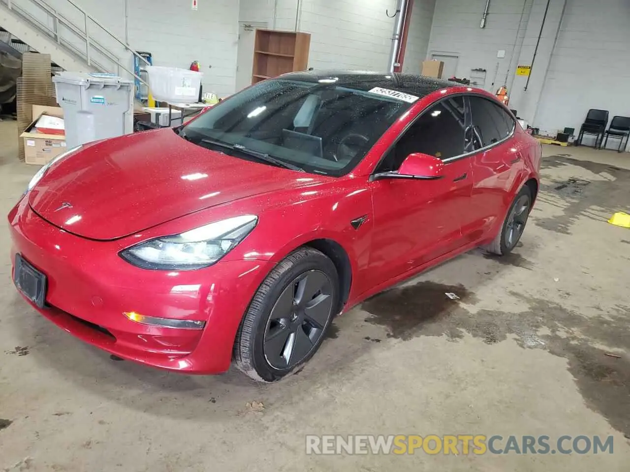 1 fotografías del automóvil dañado 5YJ3E1EB0NF290070 TESLA MODEL 3 2022
