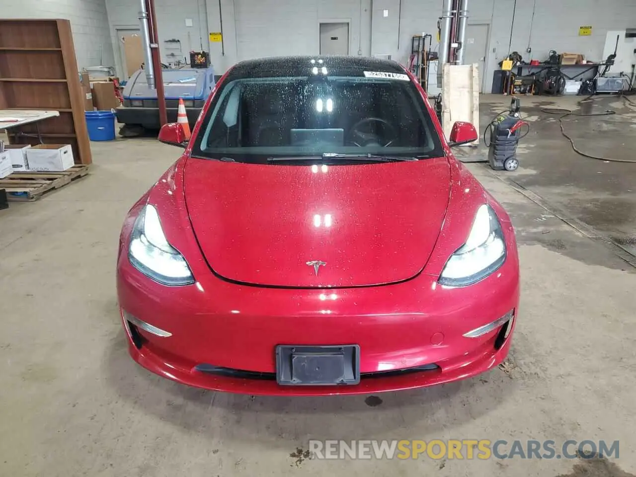 5 fotografías del automóvil dañado 5YJ3E1EB0NF290070 TESLA MODEL 3 2022