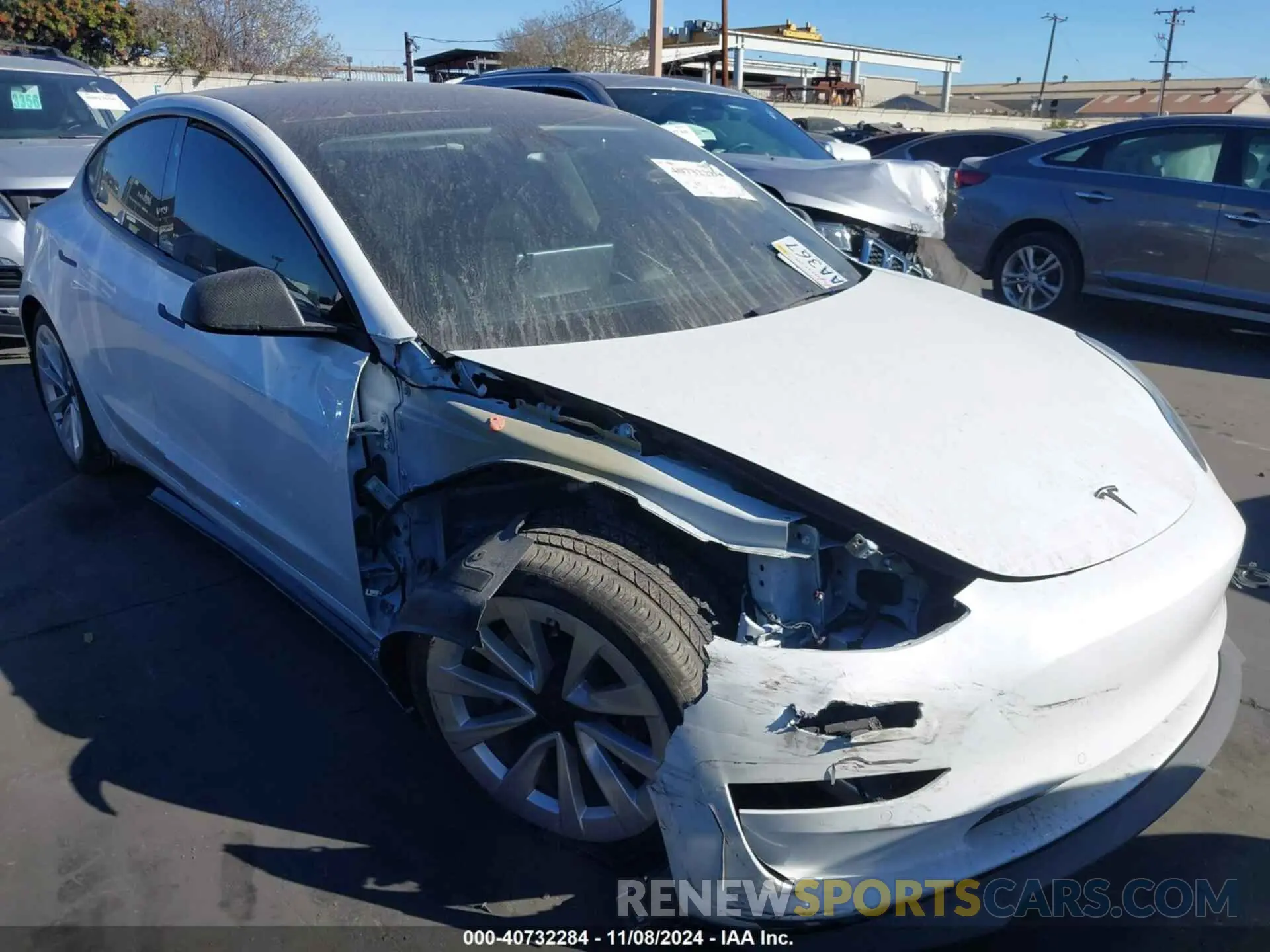 1 fotografías del automóvil dañado 5YJ3E1EB0NF293454 TESLA MODEL 3 2022