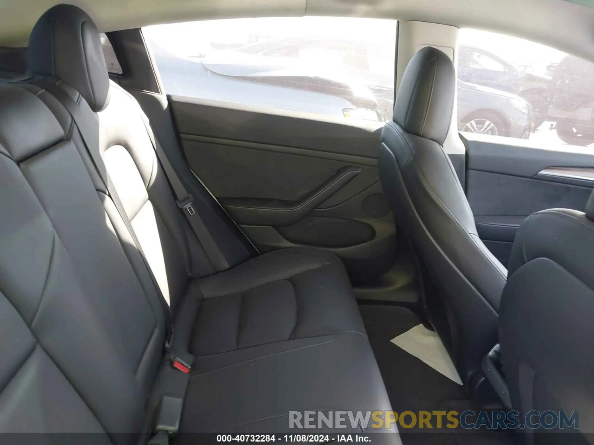 8 fotografías del automóvil dañado 5YJ3E1EB0NF293454 TESLA MODEL 3 2022