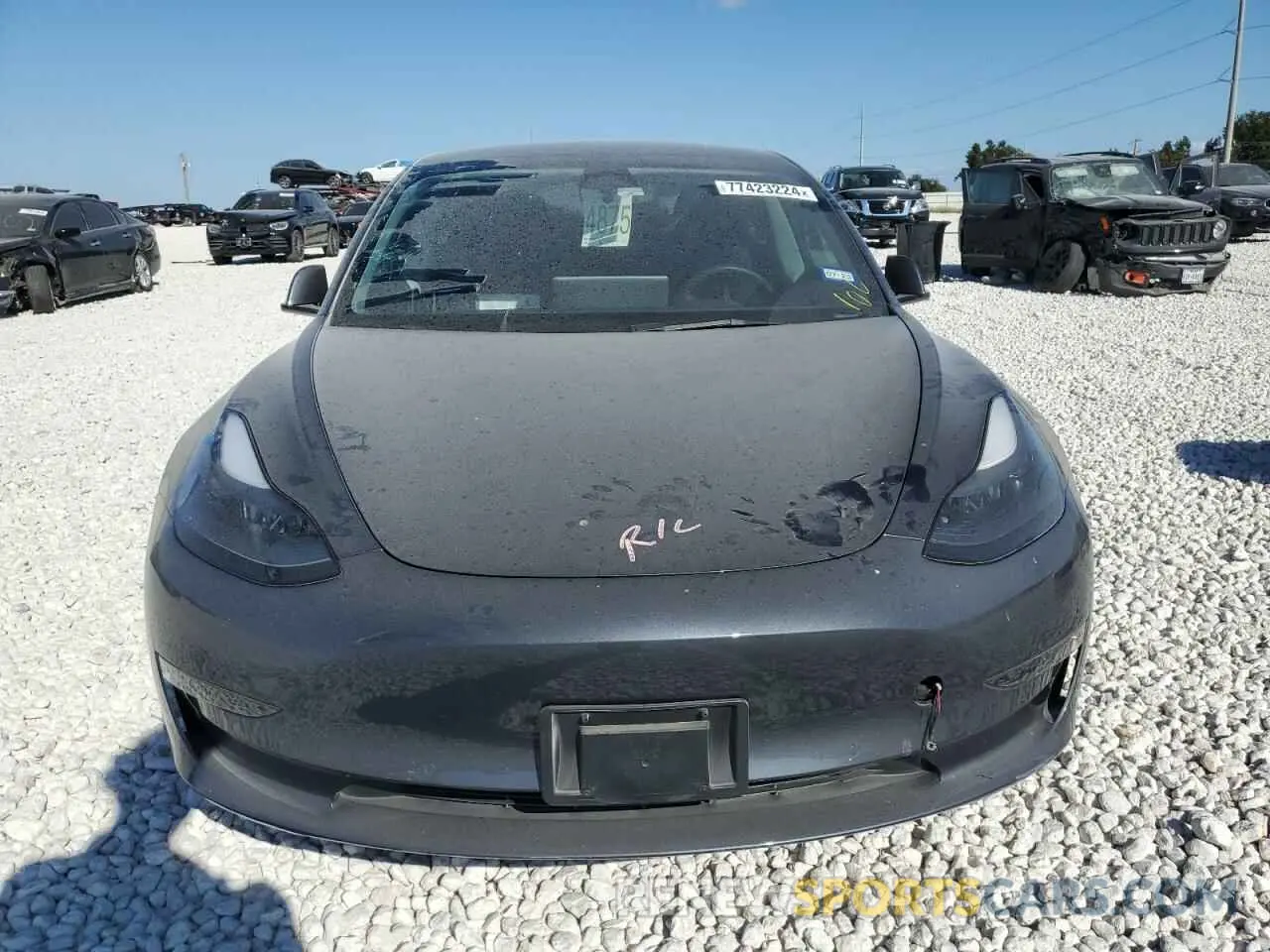 5 fotografías del automóvil dañado 5YJ3E1EB0NF300466 TESLA MODEL 3 2022