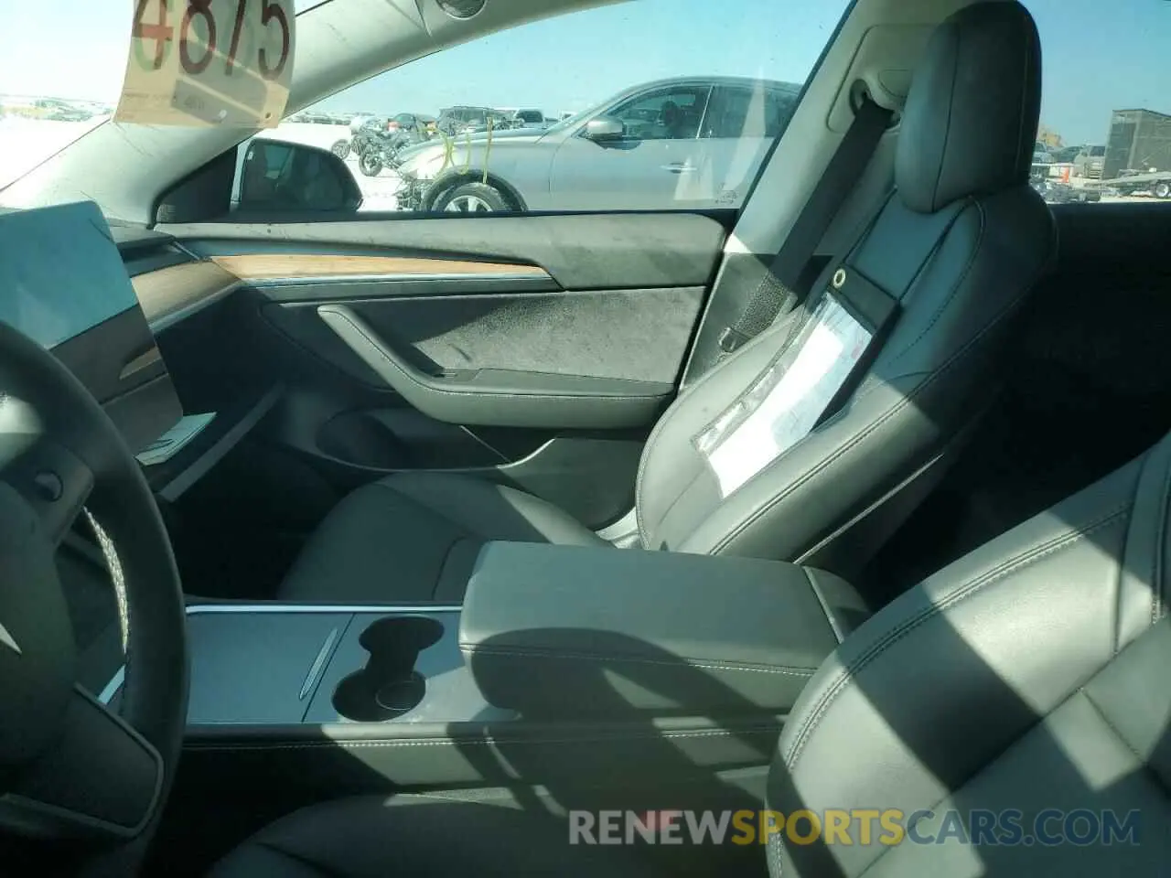 7 fotografías del automóvil dañado 5YJ3E1EB0NF300466 TESLA MODEL 3 2022