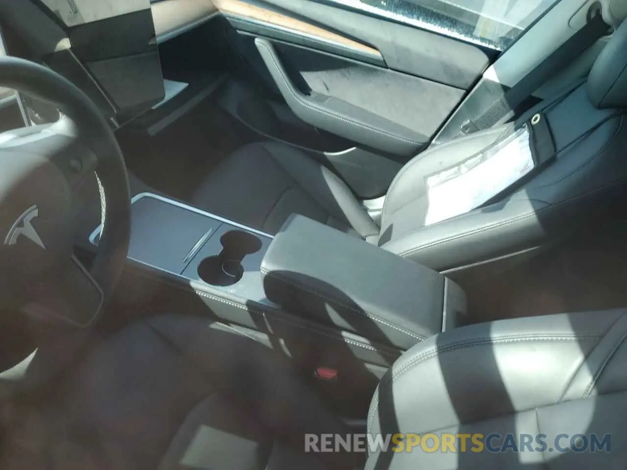 8 fotografías del automóvil dañado 5YJ3E1EB0NF300466 TESLA MODEL 3 2022