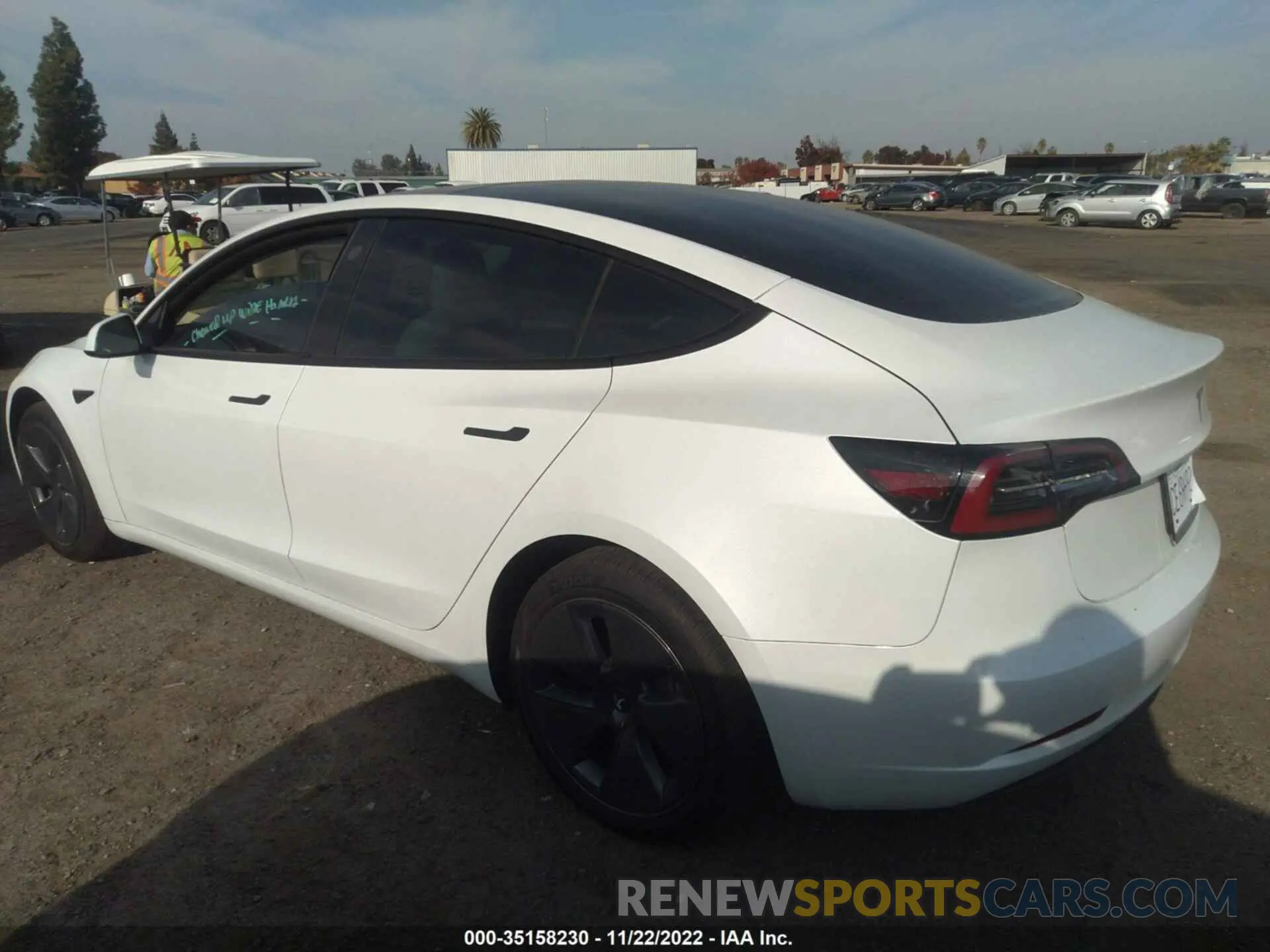 1 fotografías del automóvil dañado 5YJ3E1EB0NF316148 TESLA MODEL 3 2022