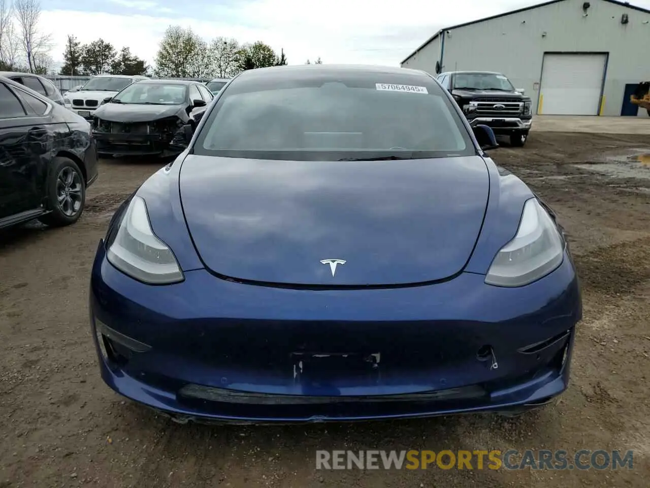 5 fotografías del automóvil dañado 5YJ3E1EB0NF326324 TESLA MODEL 3 2022