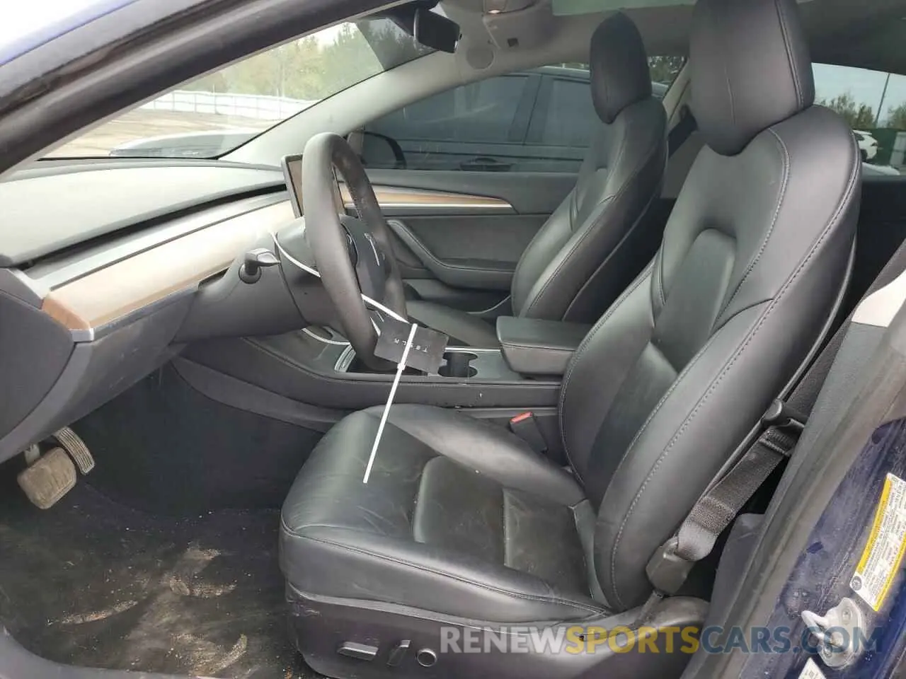 7 fotografías del automóvil dañado 5YJ3E1EB0NF326324 TESLA MODEL 3 2022