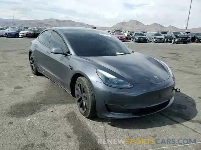 10 fotografías del automóvil dañado 5YJ3E1EB0NF329143 TESLA MODEL 3 2022